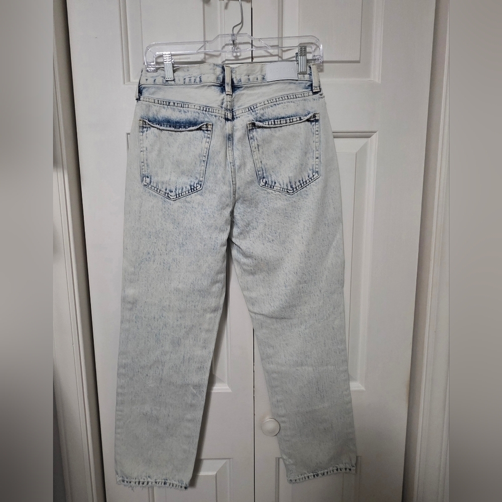 Pistola Charlie Acid Wash High Rise Straight Leg Jeans Size 28 - Picture 5 of 12